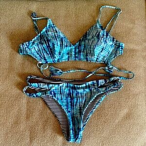 Flirty Blue Bikini Set